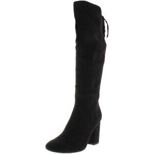 Kenneth Cole Reaction Womens Corie Lace Fashion Boot Black Size 8.5 M